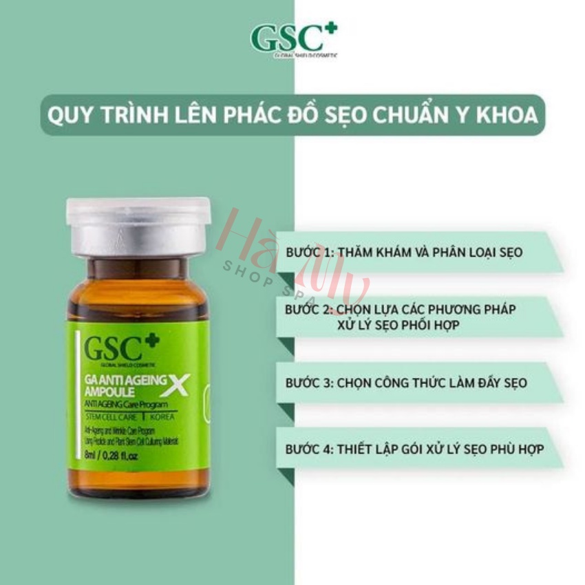 Serum Tế Bào Gốc GSC+ Hàn Quốc Làm Đầy Sẹo và Se Khít Lỗ Chân Lông