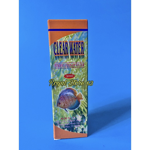 Clear Water men vi sinh làm trong nước cho bể cá cảnh cho bể cá cảnh chai 30ml Aricare