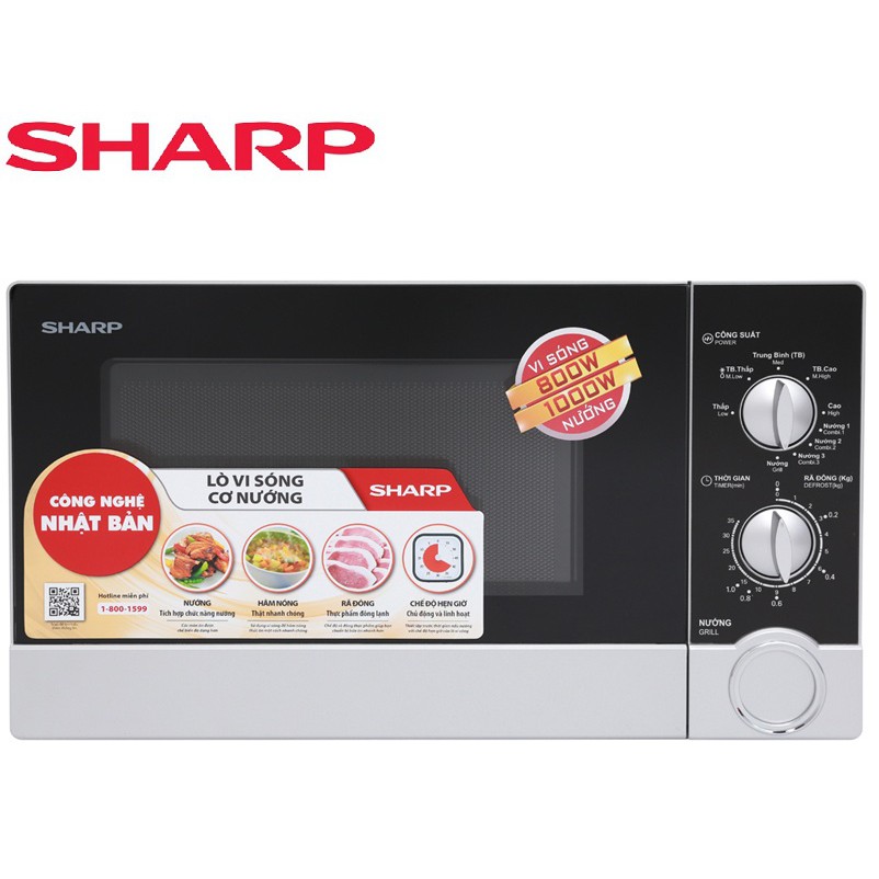 Lò vi sóng cơ có nướng Sharp R-G302VN-S