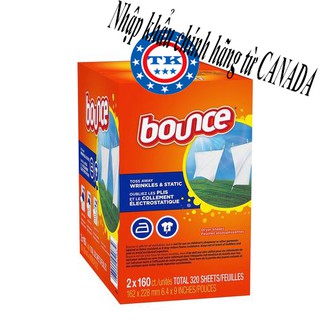 [HCM]Giấy Làm thơm quần áo cao cấp Bounce Outdoor Fresh 2x160 tờ (320 tờ)