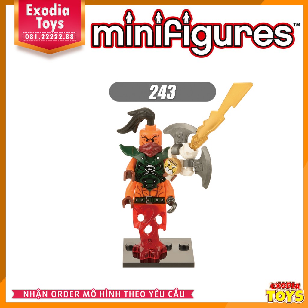 Xếp hình minifigure nhân vật Ninjago : Master of Spinjitzu - Đồ Chơi Lắp Ghép Sáng Tạo -  X0112