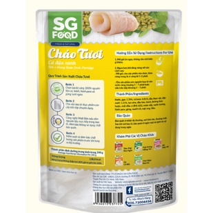 Cháo Tươi Cá Đậu Xanh 240g