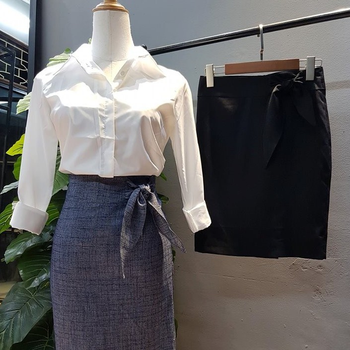 Áo sơ mi trắng công sở tay dài nữ style cơ bản Madela, sơ mi trắng nữ dài tay đẹp chuẩn form Hàn Quốc - ASM04 | BigBuy360 - bigbuy360.vn