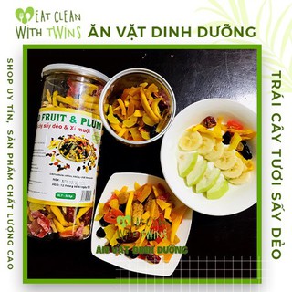 Trái Cây Sấy Dẻo - Lựa Chọn Hoàn Hảo Cho Mẹ Bầu - FREE SHIP - Mix 5 Loại Trái Cây Tươi Và Xí Muội Sấy Dẻo Tự Nhiên 500g
