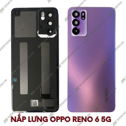 Nắp lưng reno 6 5g kèm kính camera