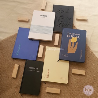 Sổ ruột trơn A5 plain notebook - Sổ bìa cứng Crabit