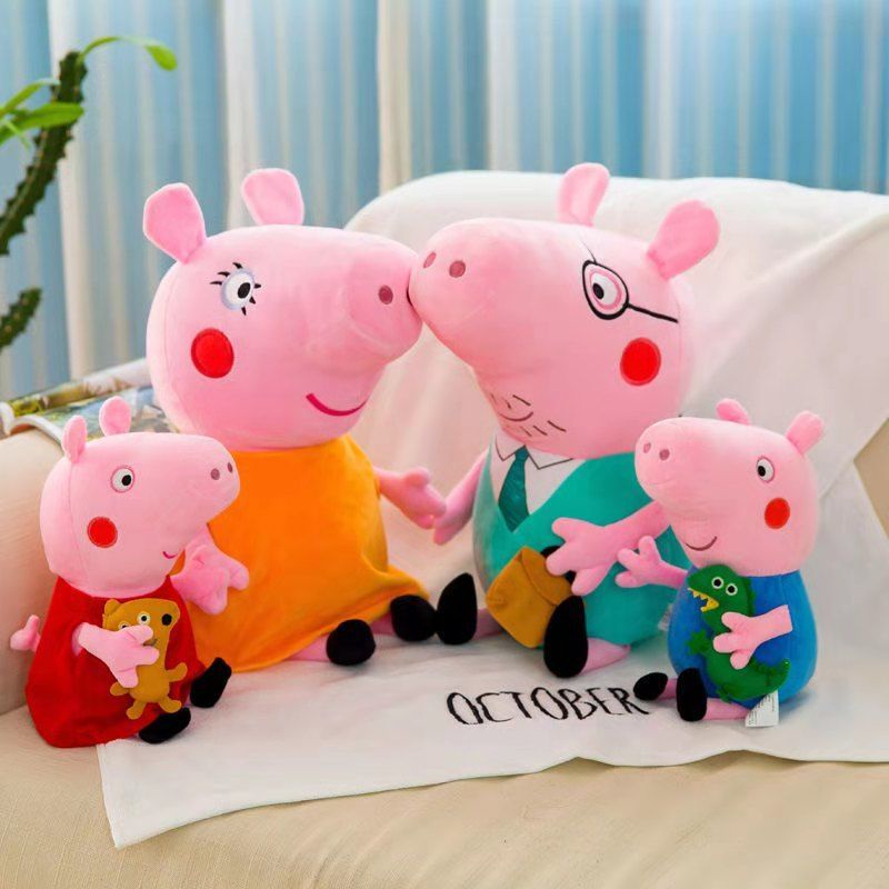Thú Nhồi Bông Hình Gia Đình Heo Peppa Đáng Yêu