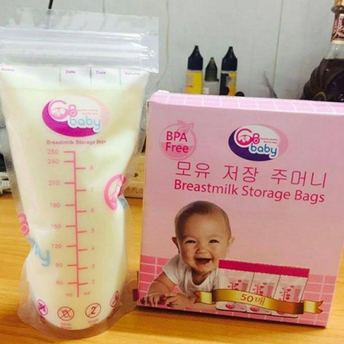 50 túi trữ sữa GB Baby cao cấp 250ml - Hàn Quốc