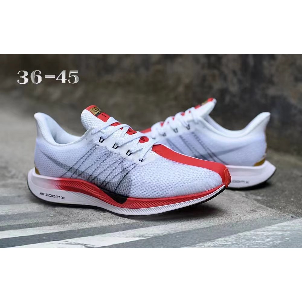 Giày Sneaker Zoomx Pegasus 35 Turbo 2.0 White Red - Giày thể thao - Giày chạy bộ - Giày Gym