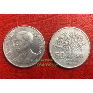 Đồng xu 50 su TT Ngô Đình Diệm VNCH