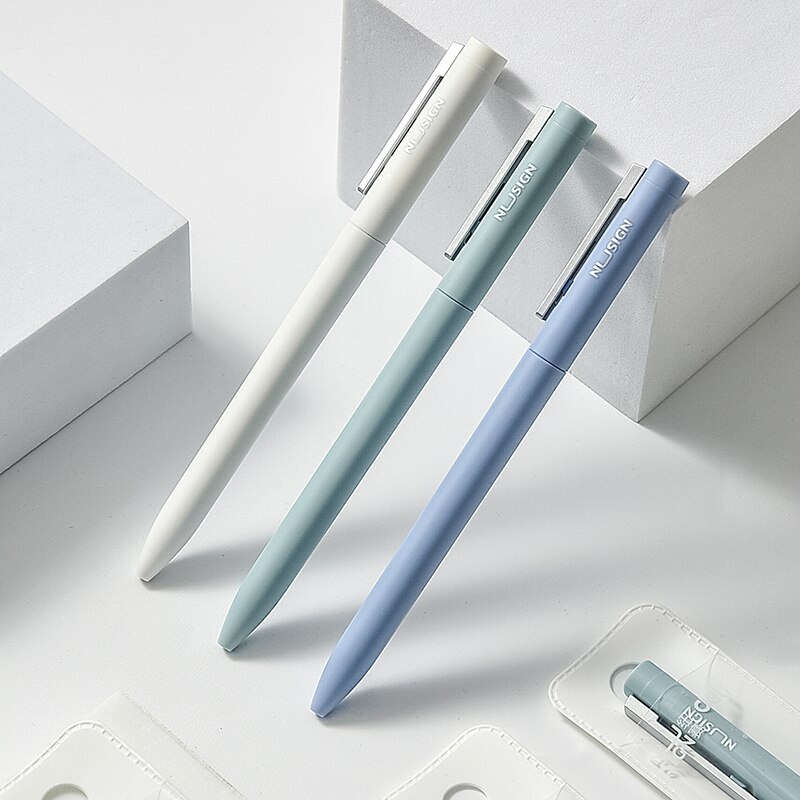 Bút bi mực đen có thể thu gọn ngòi bút 0.5mm
