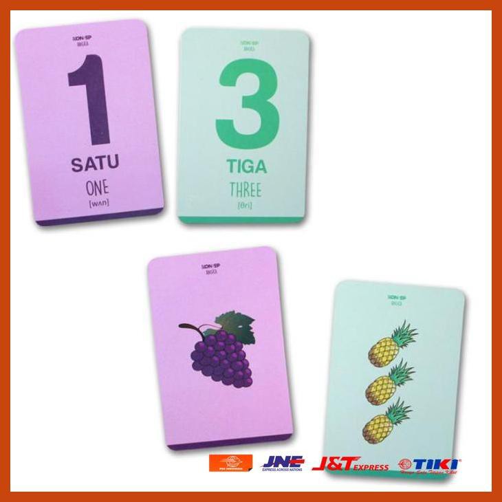 Thẻ Nhớ 123 Bhs Indonesian Và Số Tiếng Anh