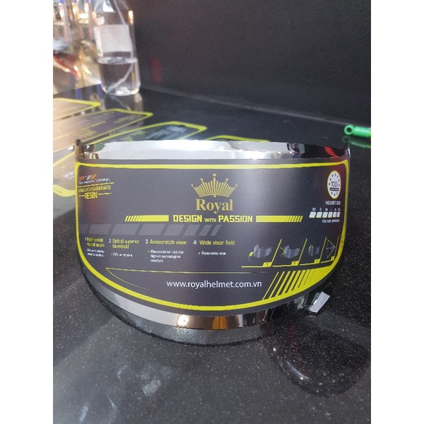 Kính thay thế mũ Royal M136, Asia MT 136, AGU, MO1