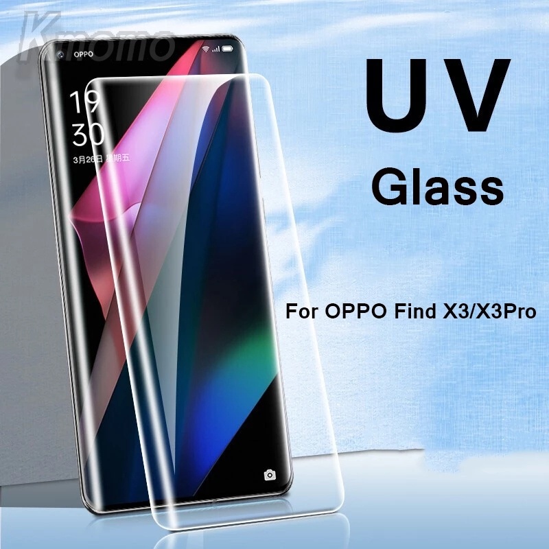 Bảo hiểm đầy đủ 3D OPPO Find X X2 Pro Reno4 Reno5 Pro 3 5G Find X Reno 3 Pro X2 Pro Kính cường lực 9H Bảo vệ màn hình trong suốt UV