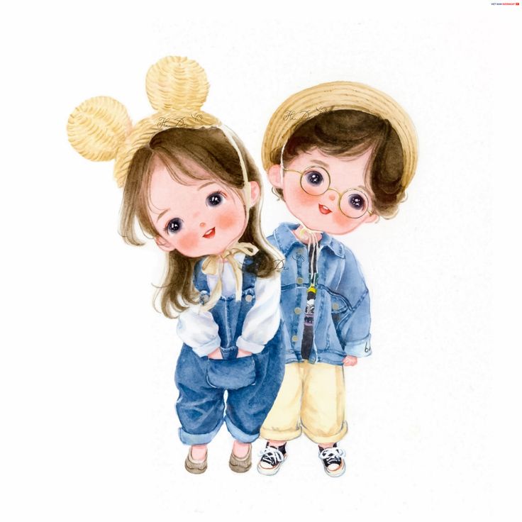 Phụ kiện bánh sinh nhật bánh kem - Set 10 thẻ cắm giấy hình chibi dễ thương trang trí bánh