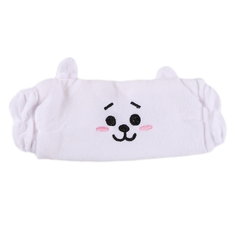 Băng Đô Vải Lông Xù Kiểu Hoạt Hình Đáng Yêu Cho Bé Gái