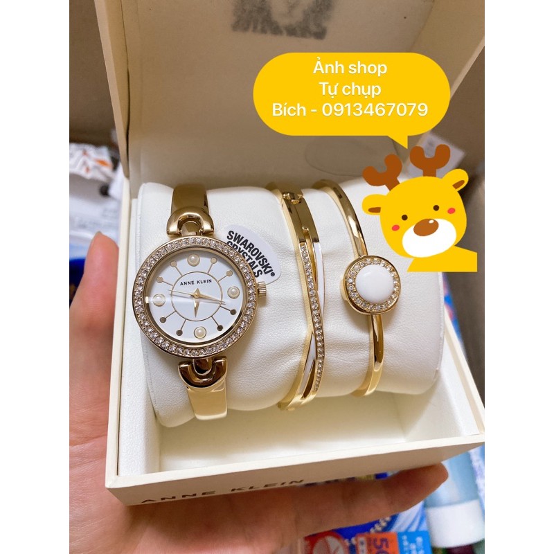 Set đồng hồ Nữ Anne Klein chính hãng đủ bill mua hàng