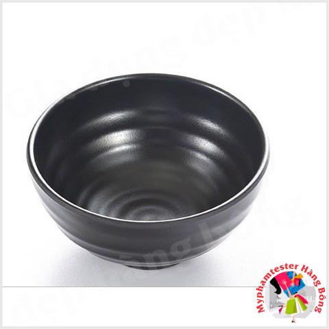 Bát cơm Malamine Hàn Quốc - Siêu bền | BÁT CƠM ĐEN 45S
