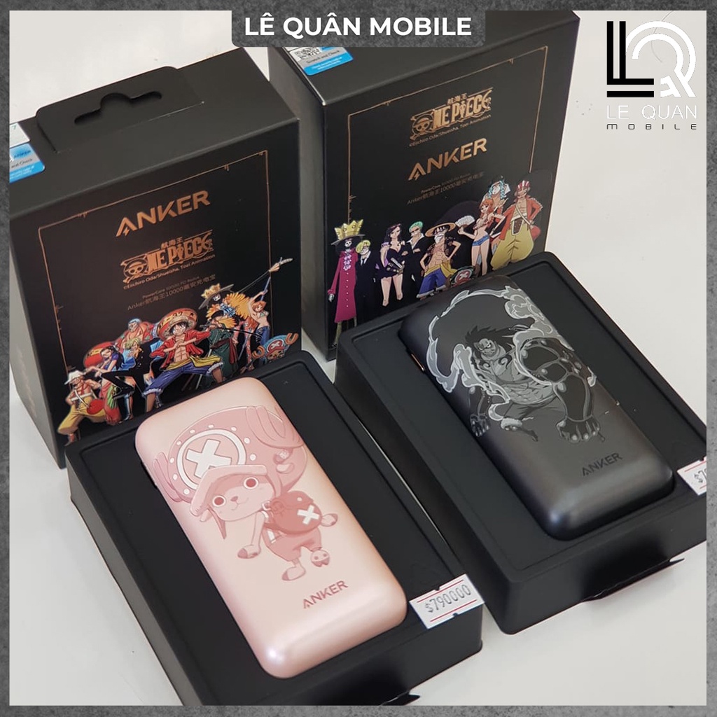 Pin Sạc Dự Phòng Phiên Bản One Piece 10000mAh Sạc Nhanh 2 Cổng