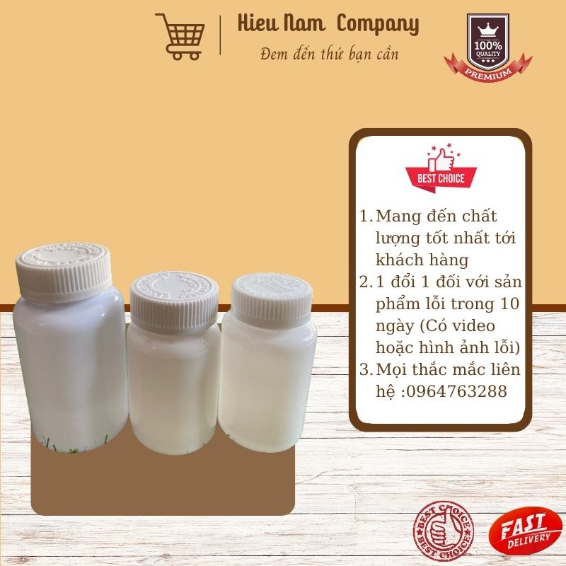 Chai lọ nhựa Pet đựng thuốc