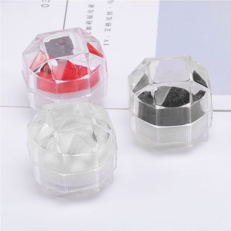 Set 20 Hộp Đựng Nhẫn Bằng Acrylic Trong Suốt Tiện Dụng