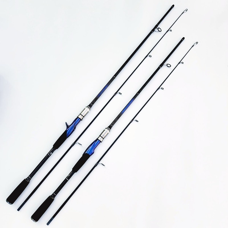 Cần Câu Lure Kratos Đứng và ngang cần carbon cao cấp độ cứng M