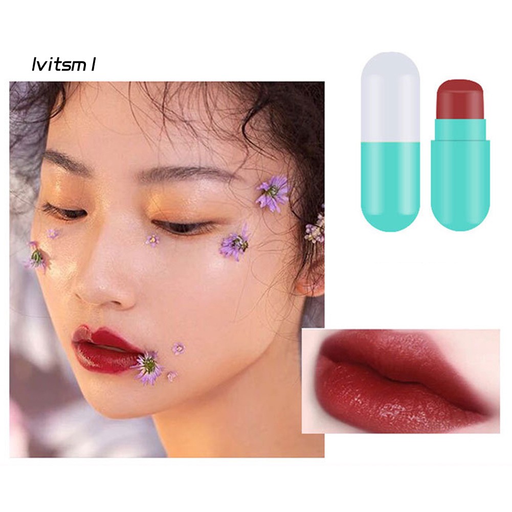 [Hàng mới về] Set 5 son môi kháng nước lâu trôi hình viên thuốc mini dễ thương | BigBuy360 - bigbuy360.vn