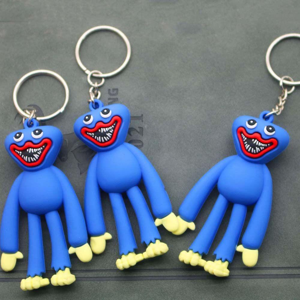 Móc Khóa Hình Búp Bê Wuggy Xúc Xích Xanh Dương Thanh Lịch