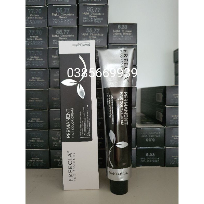 KEM NHUỘM NÂNG TONE SÁNG MÀU TÓC 000 FREECIA KHÔNG HÔI  100ML