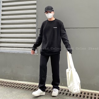 Set bộ nỉ unisex xuất hàn quốc - riêng áo