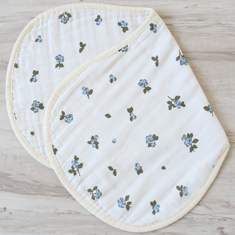 Yếm Đeo Vai Chất Liệu Cotton Gạc 4 Lớp Cho Bé Sơ Sinh