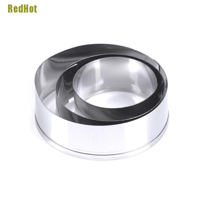 Bộ 3 Khuôn Làm Bánh Tròn Bằng Thép Không Gỉ Cao Cấp