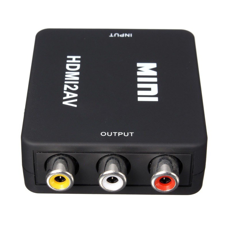 Bộ chuyển đổi tín hiệu video Mini HDMI sang 3RCA CVBS AV-HA