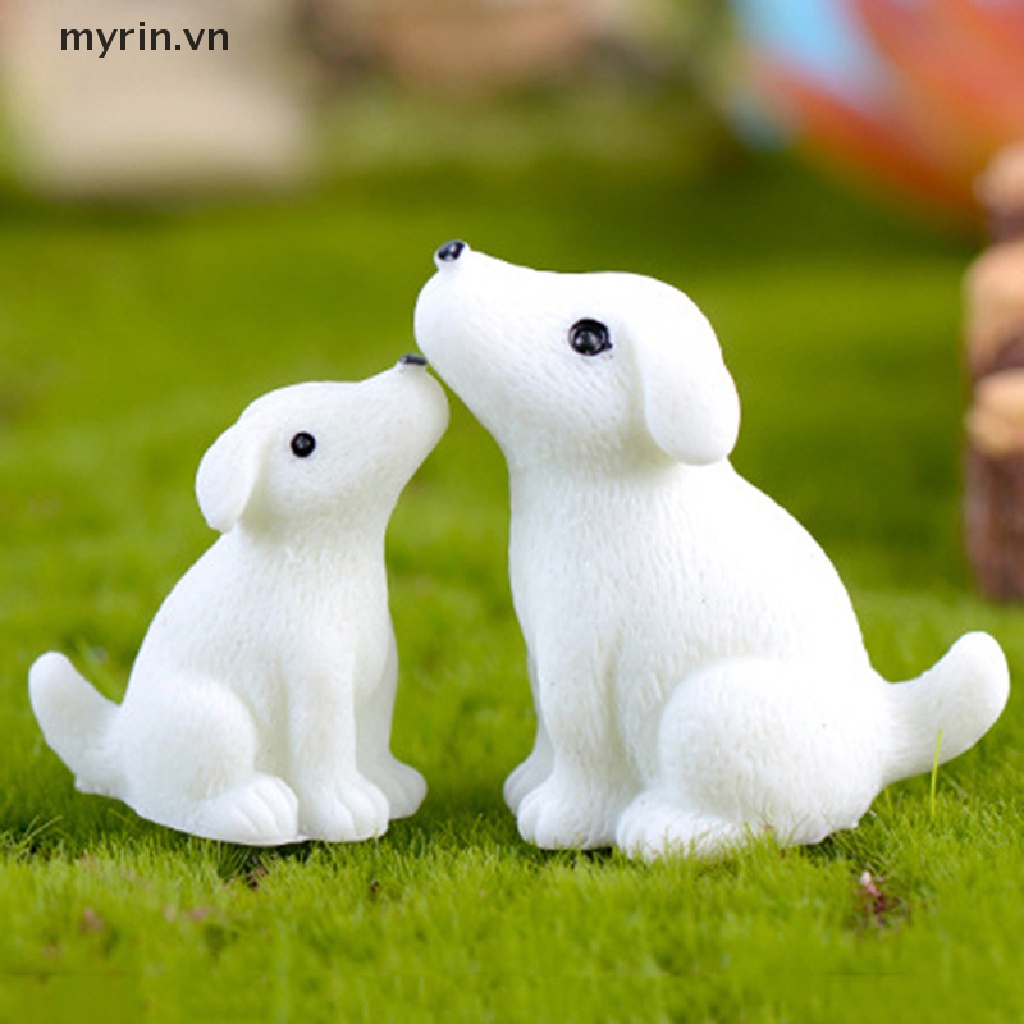 Đồ trang trí Chú Chó Mini Dễ Thương Dùng Trang Trí Sân Vườn