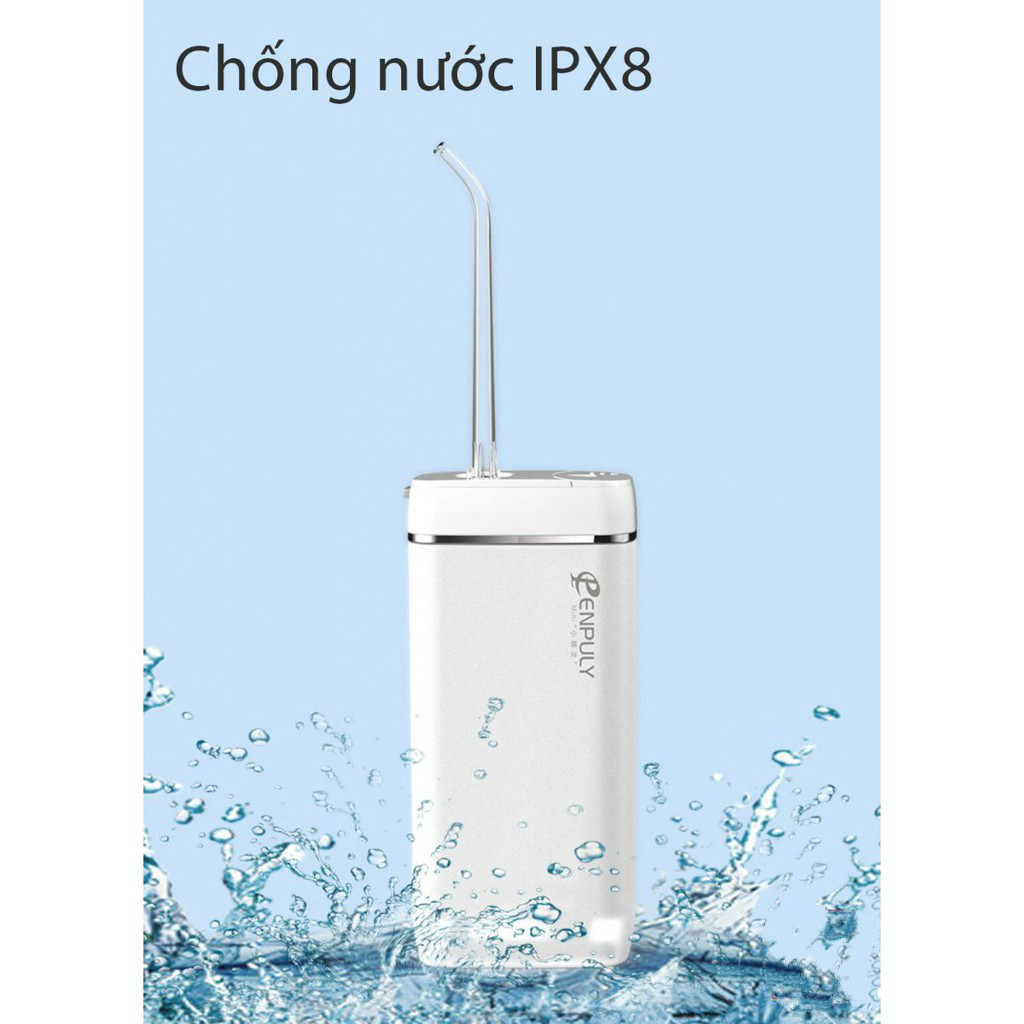 Máy tăm nước mini Xiaomi Enpuly M6 dung tích 130ml pin 1100mAh nhỏ gọn tiện dụng