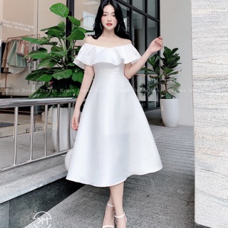 Váy trễ vai xoè V493 KYMIE