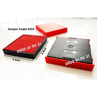 Tampon Con Dấu Lật Trodat 4924 [ Khay Thẻ Mực ]