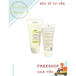Sữa rửa mặt cho da mụn babe stop akn purifying cleansing gel 100ml/200ml