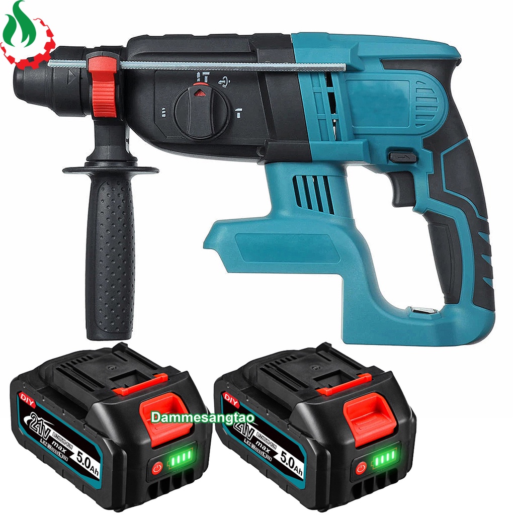 Máy khoan bê tông pin 3 chức năng 18V không chổi than