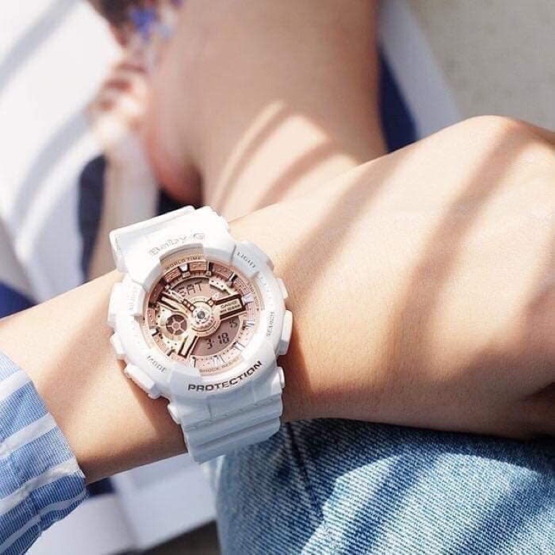 Đồng hồ nữ 𝗖𝗮𝘀𝗶0 𝗕𝗮𝗯𝘆𝗚 𝗕𝗔𝟭𝟭𝟬 - 𝟳𝗔1 .