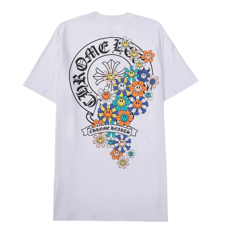 Áo Thun Cotton Tay Ngắn In Hình Trái Tim Cầu Vồng Mặt Cười Thời Trang Unisex