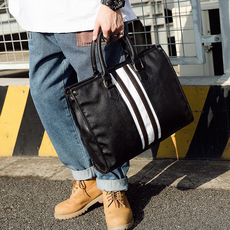 Túi xách da thật có dây đeo chéo dùng trong công sở