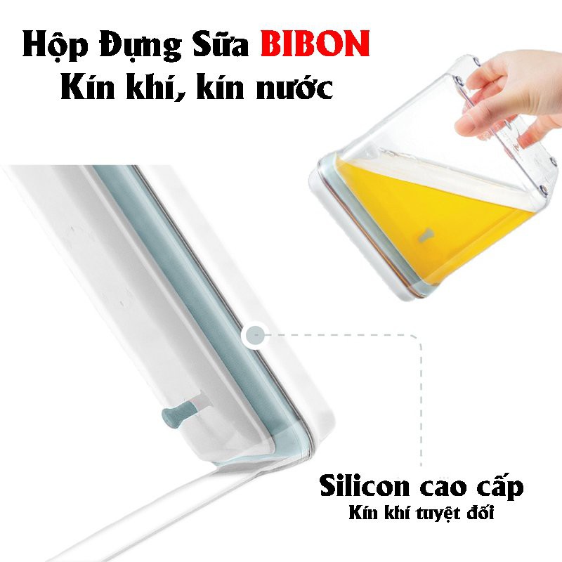 Hộp đựng sữa bột chống ẩm BIBON chính hãng