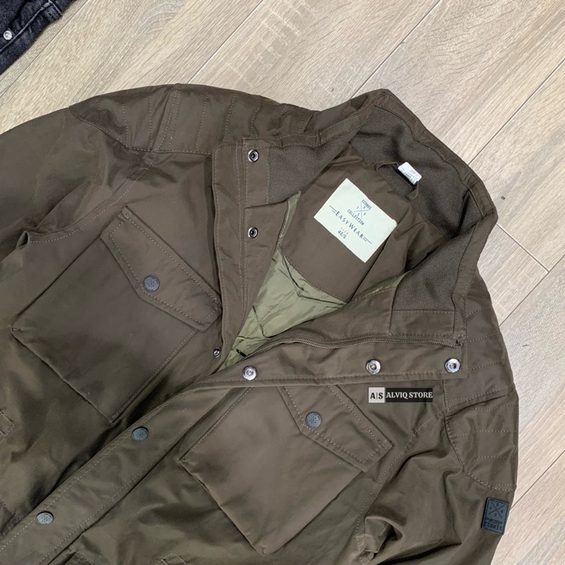 Áo khoác chần bông G.reen Coart kaki