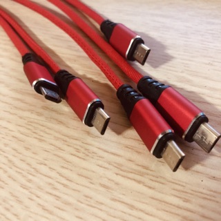 Dây sạc 20cm Micro USB Type C cho Sam Sung oppo Xiaomi