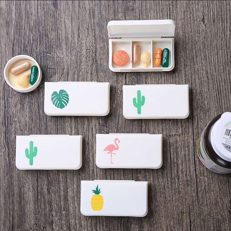 Hộp Nhựa Đựng Thuốc Mini Tiện Lợi Khi Đi Du Lịch