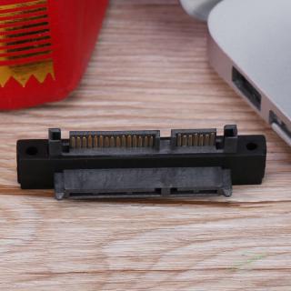 CS 90 Degree 7+15Pin SATA Male to Female Port Adapter Card for SATA HDD SSD