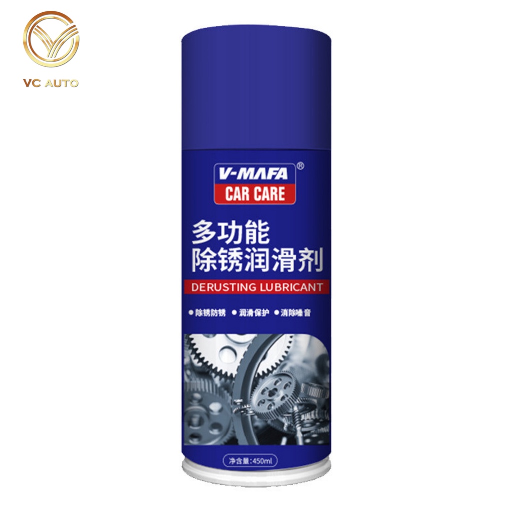 Bình xịt V-MAFA tẩy rỉ sét và bôi trơn cửa sổ ô tô đa chức năng