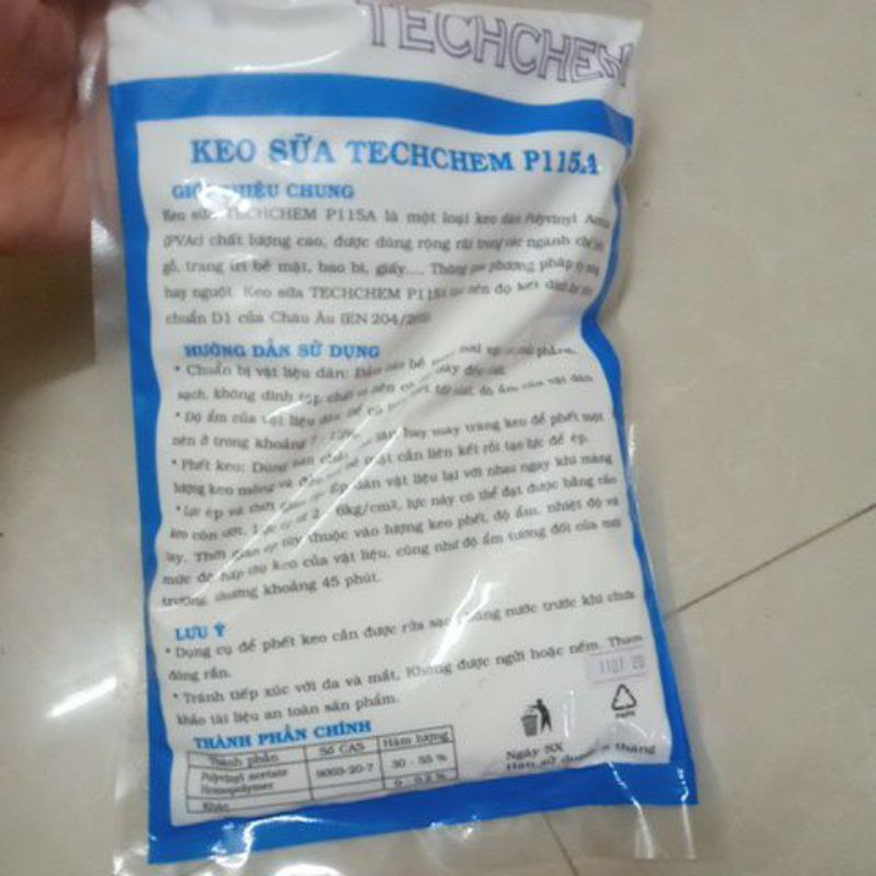 KEO SỮA TECHCHEM P115A VÀ HIỆP NHẤT  CHUẨN 1 kg