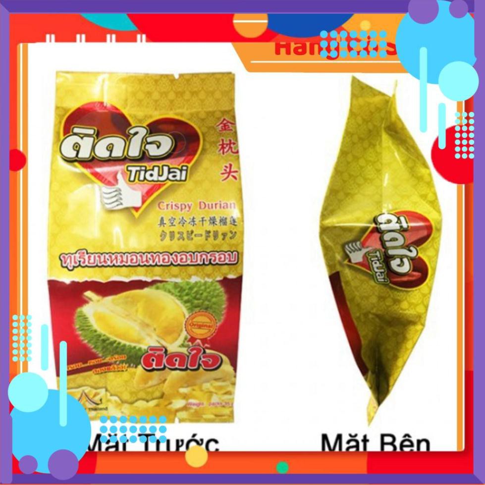 Hàng Chuẩn Thái -  Sầu Riêng Sấy Khô Thái Lan Crispy Durian TidJaj 215gr siêu ngon [Có Sẵn]